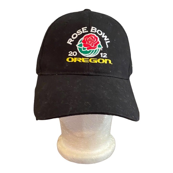 2012 Rose Bowl Oregon Football Adjustable‎ Black Hat Pacific Headwear - Picture 1 of 5